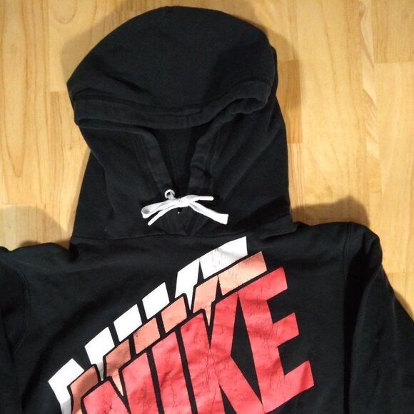 Vintage Nike Spell Out Logo Hoodie Sweatshirt - Picture 3 of 11